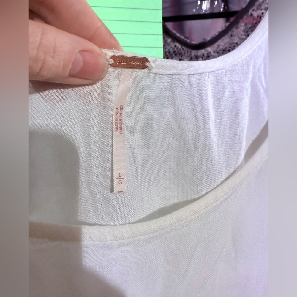 NWOT Free People mini slip dress. Super soft, adjustable straps - Picture 3 of 7